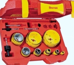KDPD19061-N Starrett DH/D Plumbers Kit w/ 19 Holesaws and 6 Accessories